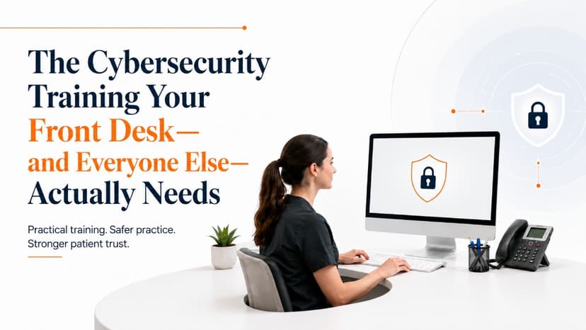 The Cybersecurity Training Your Front Desk—and Everyone Else—Actually Needs