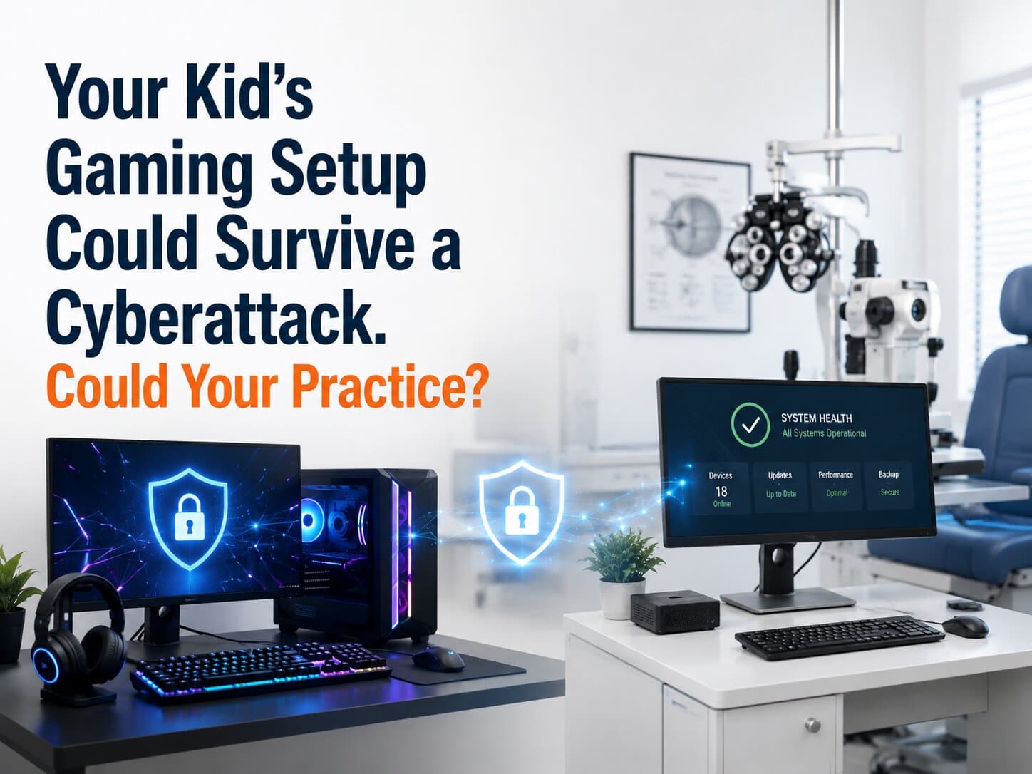 Your Kid's Gaming Setup Could Survive a Cyberattack. Could Your Practice?