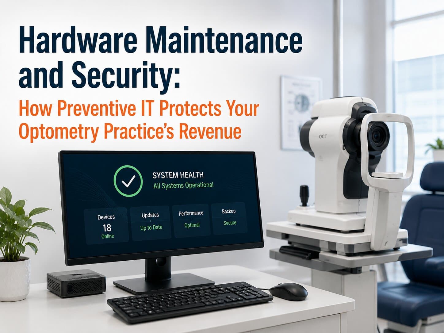 Hardware Maintenance and Security: How Preventive IT Protects Your Optometry Practice's Revenue