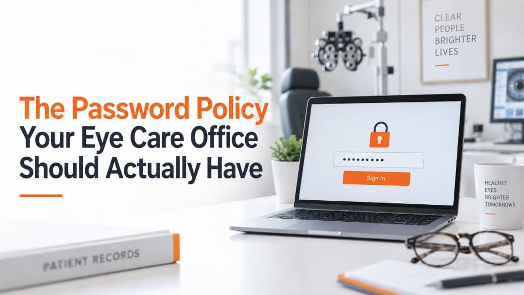 The Password Policy Your Eye Care Office Should Actually Have